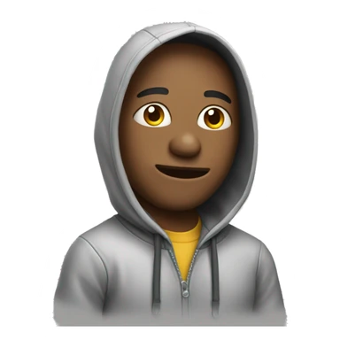 doh wearing hoodie sticker