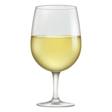 Glass of white wine  sticker
