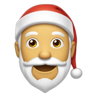 Una langosta disfrazada de santa claus sticker
