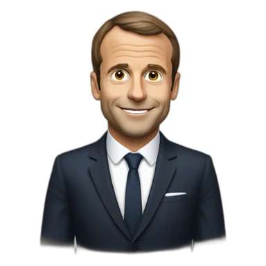 Emanuel macron boit une bières sticker