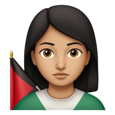 give me one face emoji for palestine sticker
