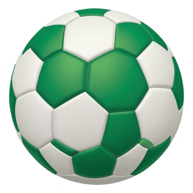 Cinematic Realistic image of a soccer ball with crisply detailed panel textures and precise stitching, set against a vibrant green pitch with dynamic natural lighting that highlights its athletic spirit sticker