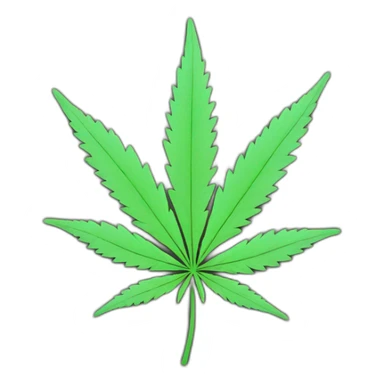 High weed sticker