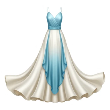 white dress sticker