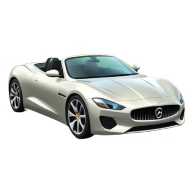 luxury car is driving on a scenic highway with beautiful landscape around sticker