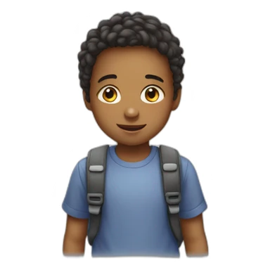 Children on schoolyard sticker