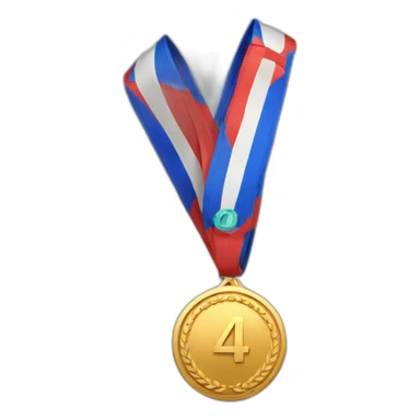 4th place medal sticker