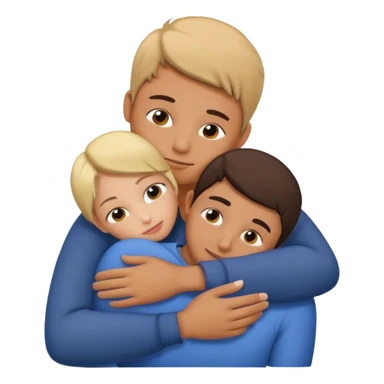 Hand on placed on somebody else’s shoulder to support  sticker