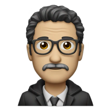 El professor casa de papel sticker