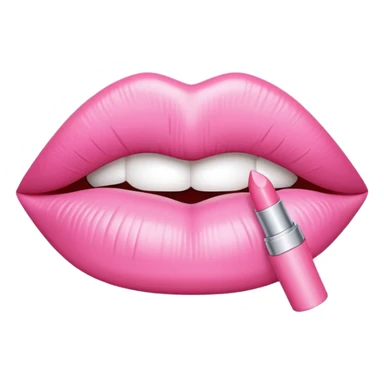 light pink lipstick kiss mark 💋 sticker