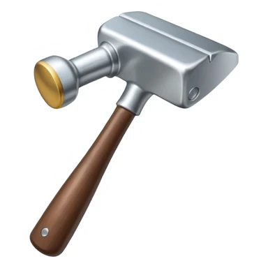 detailed iconic hammer weapon, suitable for an emoji or icon sticker