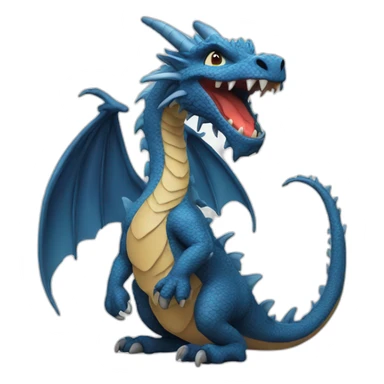 Dragon with swit sticker