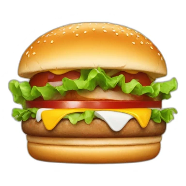 Poulpe burger sticker