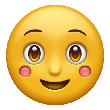 Emoji rond et jaune qui regarde à gauche sticker