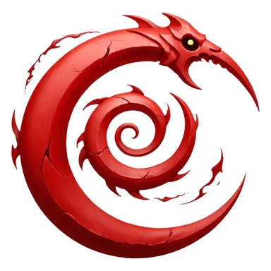 Blood of chaos in god of war  sticker