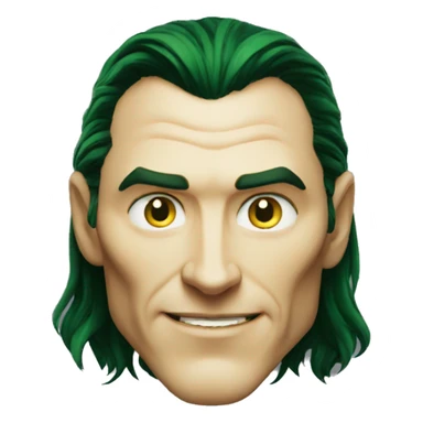 marvel comics loki sticker