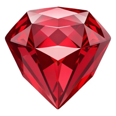 Red diamond sticker