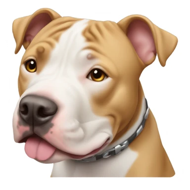 Pit bull dog sticker