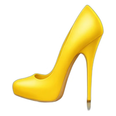 yellow-high-heels sticker