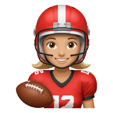 Football Players, Female player sticker