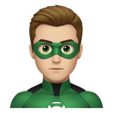 Green Lantern from Justice League sticker