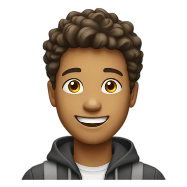 Happy teenager sticker