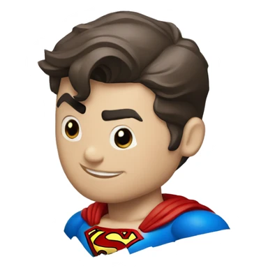 superman con rayos brillantes sticker