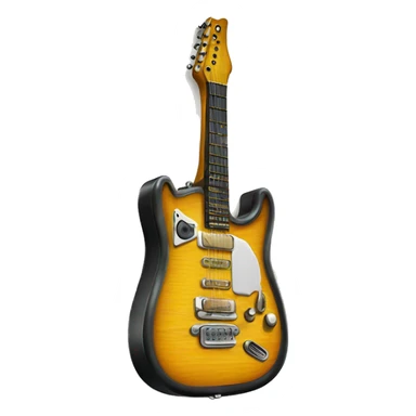 Guitar overdrive pedal sticker