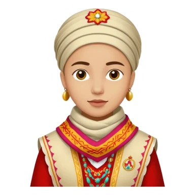 traje regional madrileño sticker