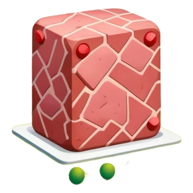  spam meat mondrian style paris landscape  sticker