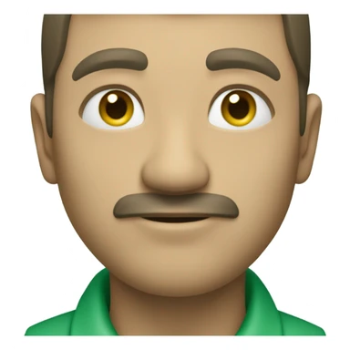 Un puntito medio verde celeste  sticker