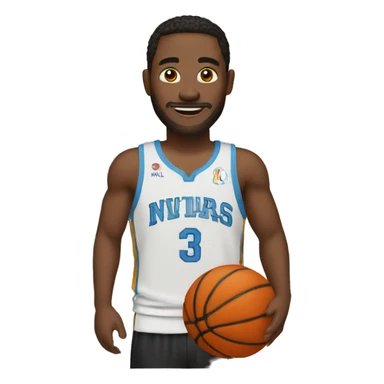 Un basketteur sticker