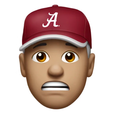 Alabama fan crying sticker