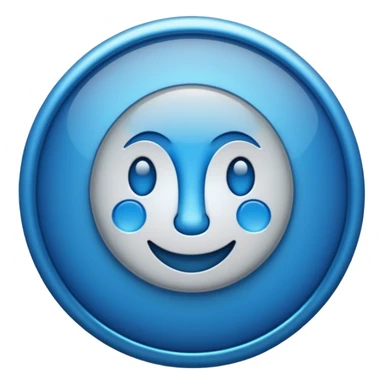 Blue  tick emoji sticker