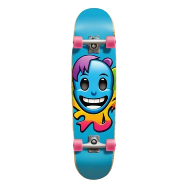 Skateboard deck sticker