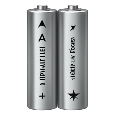 AA battery sticker