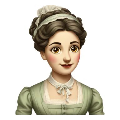 seamstress of the late 19th century sticker