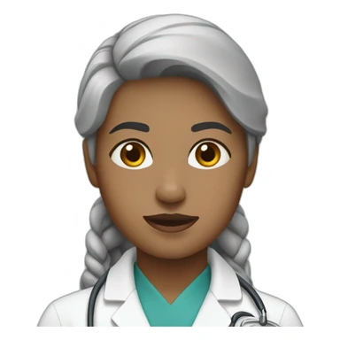 female doctor in iceland sticker