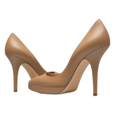 VALENTINO Tan-go PLATFORM PUMP black sticker