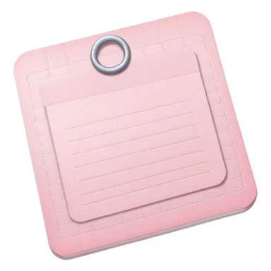 Light pink coupon sticker