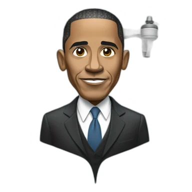 obama-flying-a-drone sticker