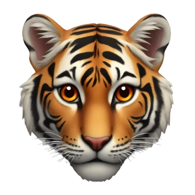Tigre enragé yeux  rouge  sticker