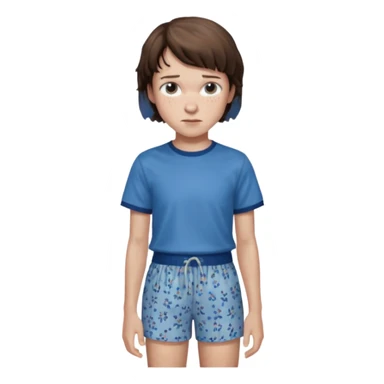 Eleven from stranger things season 3 sticker