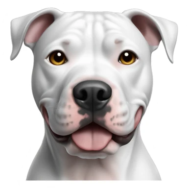 American pitbull terrier black and white sticker