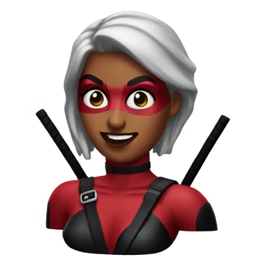 Lady deadpool sticker