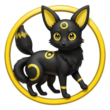 Umbreon, full body sticker