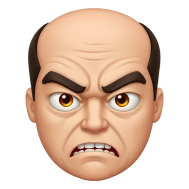 Angry triggered sticker