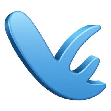 Este emoji✅en azul sticker