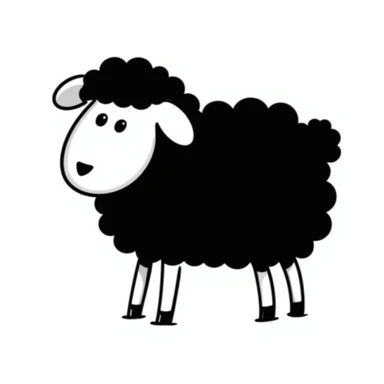 Sheep sticker