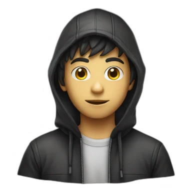 Kid boy hacker sticker